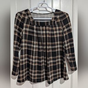 Brown Plaid Shirt